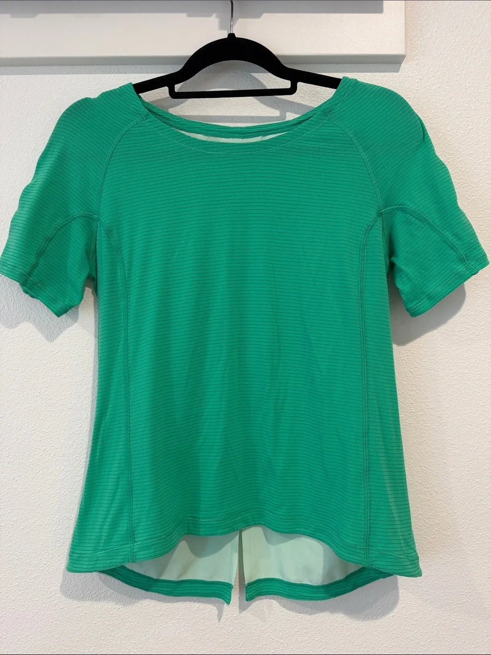 Lululemon Run: Silver Lining Short Sleeve Very Green / Fresh Teal
